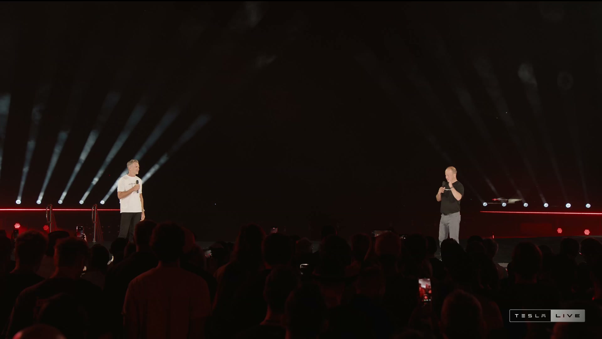 Franz and Lars open the event in McGregor.